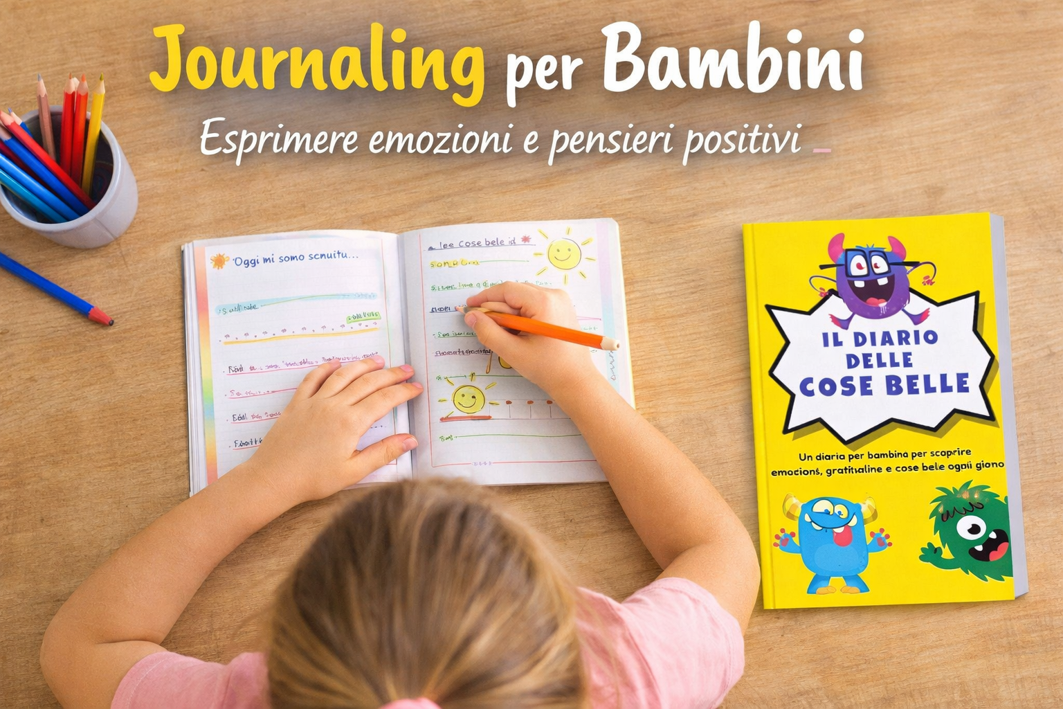 Journaling per bambini con diario della gratitudine Il Diario delle Cose Belle